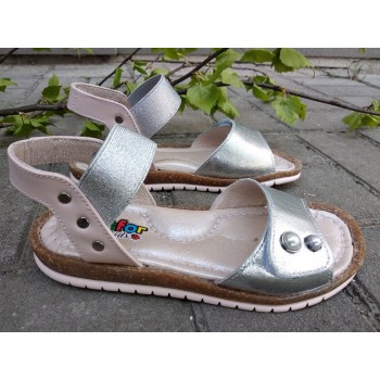 Босоніжки Bistfor 87922/344/494 срібло